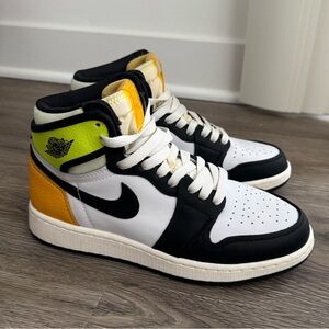 Nike White, Black, and Yellow Sneakers